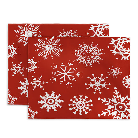 Sheila Wenzel-Ganny Big Snowflakes Placemat