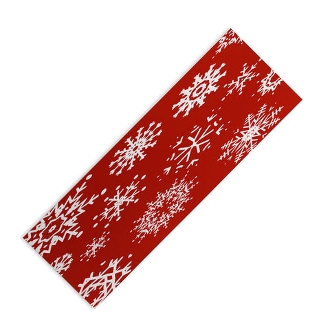 Sheila Wenzel-Ganny Big Snowflakes Yoga Mat