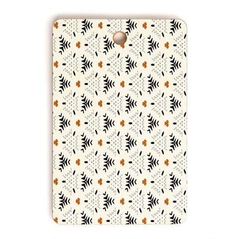 Sheila Wenzel-Ganny Black Ink Western Geo Cutting Board Rectangle
