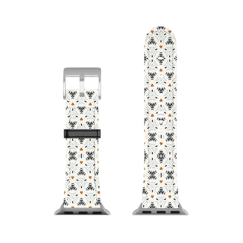 Sheila Wenzel-Ganny Black Ink Western Geo Apple Watch Band