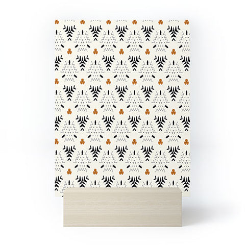 Sheila Wenzel-Ganny Black Ink Western Geo Mini Art Print