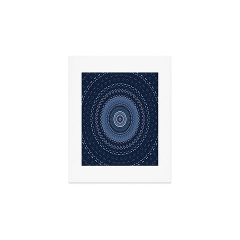 Sheila Wenzel-Ganny Blue Bohemian Mandala Art Print