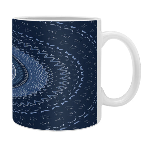 Sheila Wenzel-Ganny Blue Bohemian Mandala Coffee Mug
