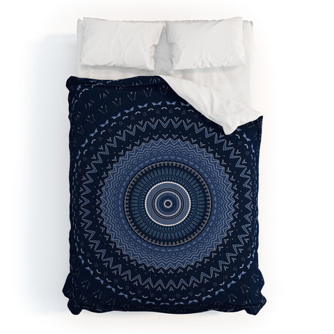Sheila Wenzel-Ganny Blue Bohemian Mandala Comforter