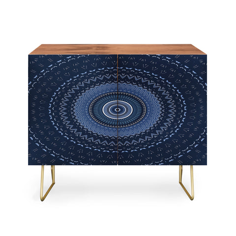 Sheila Wenzel-Ganny Blue Bohemian Mandala Credenza