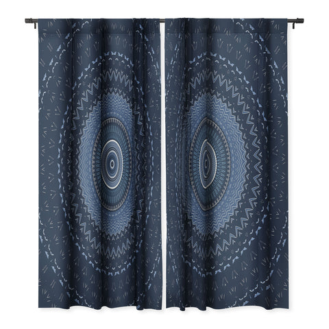 Sheila Wenzel-Ganny Blue Bohemian Mandala Blackout Non Repeat