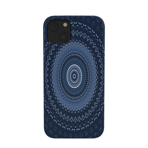Sheila Wenzel-Ganny Blue Bohemian Mandala Phone Case