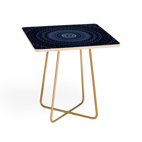 Sheila Wenzel-Ganny Blue Bohemian Mandala Side Table