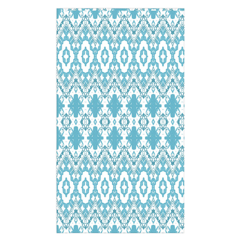 Sheila Wenzel-Ganny Blue Boho Geometric Design Tablecloth