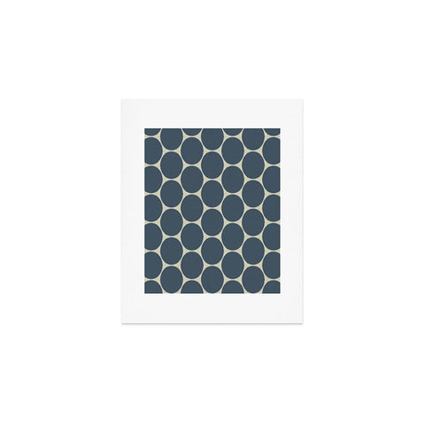 Sheila Wenzel-Ganny Blue Dots Abstract Art Print
