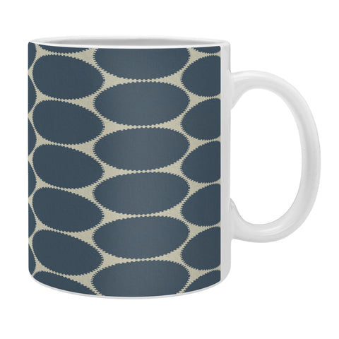 Sheila Wenzel-Ganny Blue Dots Abstract Coffee Mug