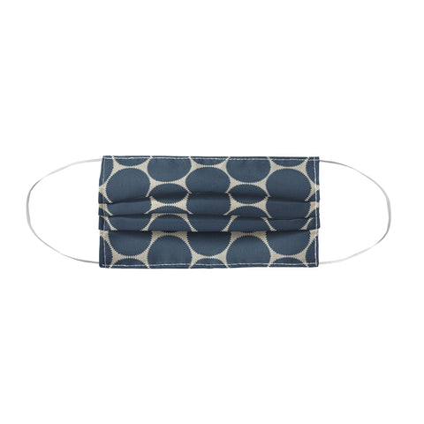 Sheila Wenzel-Ganny Blue Dots Abstract Face Mask