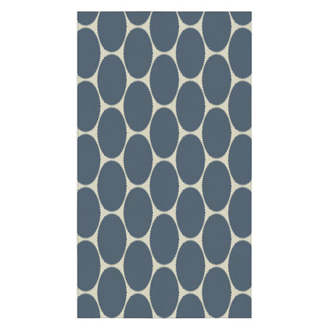 Sheila Wenzel-Ganny Blue Dots Abstract Tablecloth
