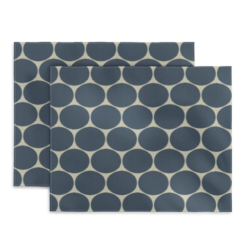 Sheila Wenzel-Ganny Blue Dots Abstract Placemat