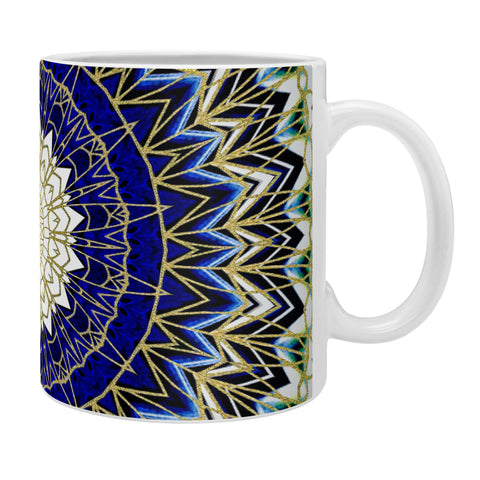 Sheila Wenzel-Ganny Bohemian Blue Gold Mandala Coffee Mug