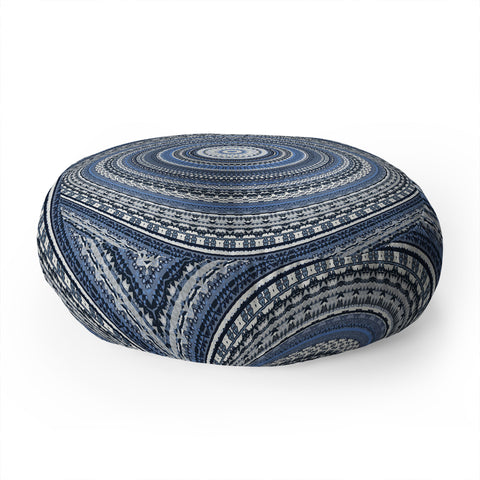 Sheila Wenzel-Ganny Bohemian Blues Floor Pillow Round