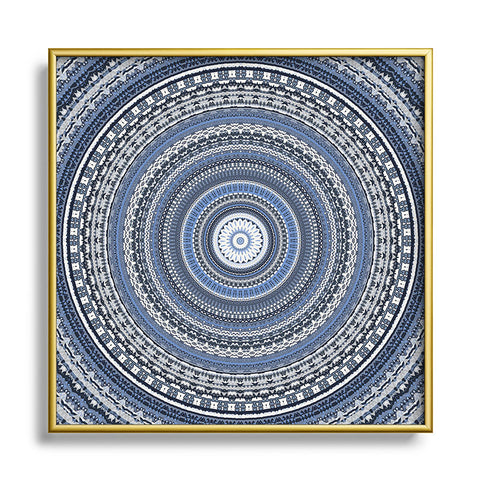 Sheila Wenzel-Ganny Bohemian Blues Metal Square Framed Art Print