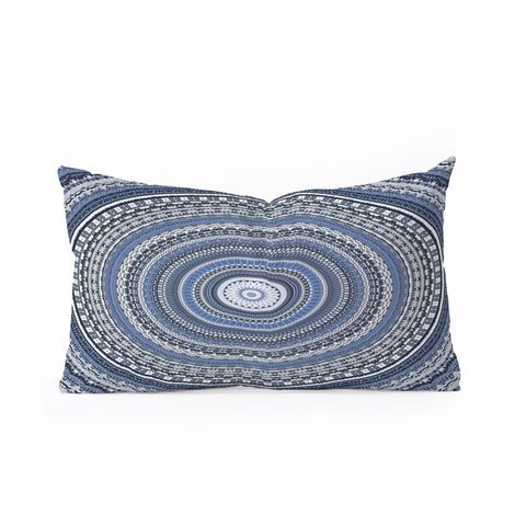Sheila Wenzel-Ganny Bohemian Blues Oblong Throw Pillow