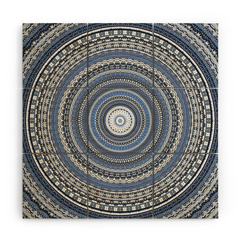 Sheila Wenzel-Ganny Bohemian Blues Wood Wall Mural