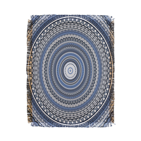 Sheila Wenzel-Ganny Bohemian Blues Throw Blanket