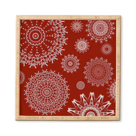 Sheila Wenzel-Ganny Bohemian Holiday Mandalas Framed Wall Art