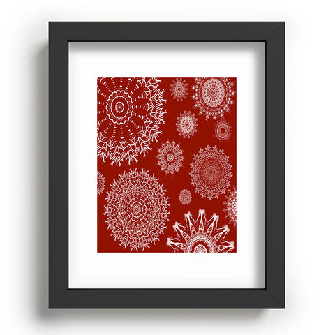 Sheila Wenzel-Ganny Bohemian Holiday Mandalas Recessed Framing Rectangle