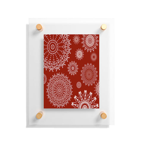 Sheila Wenzel-Ganny Bohemian Holiday Mandalas Floating Acrylic Print