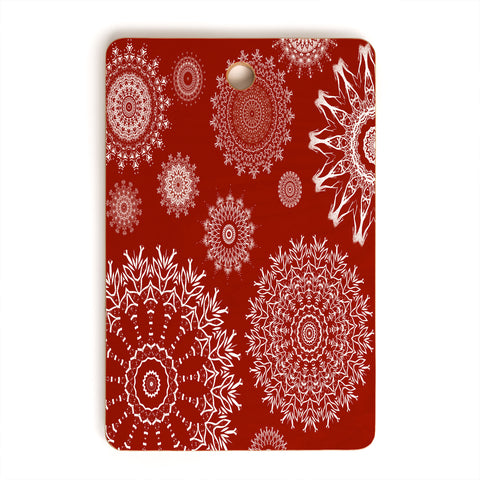 Sheila Wenzel-Ganny Bohemian Holiday Mandalas Cutting Board Rectangle