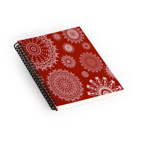 Sheila Wenzel-Ganny Bohemian Holiday Mandalas Spiral Notebook