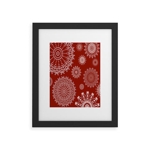 Sheila Wenzel-Ganny Bohemian Holiday Mandalas Framed Art Print