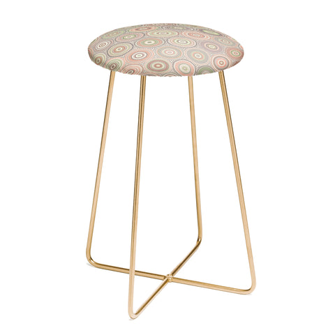 Sheila Wenzel-Ganny Bohemian Multi Mandalas Counter Stool