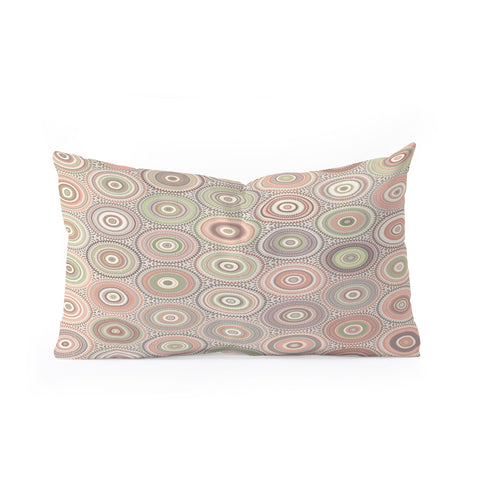 Sheila Wenzel-Ganny Bohemian Multi Mandalas Oblong Throw Pillow
