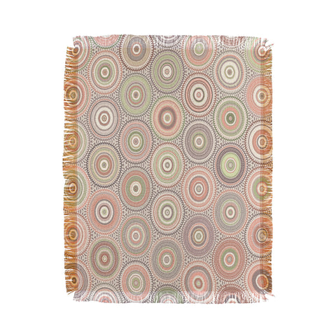 Sheila Wenzel-Ganny Bohemian Multi Mandalas Throw Blanket