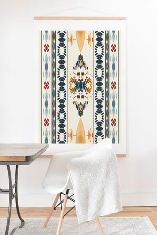 Sheila Wenzel-Ganny Bohemian Tribal Summer Art Print And Hanger