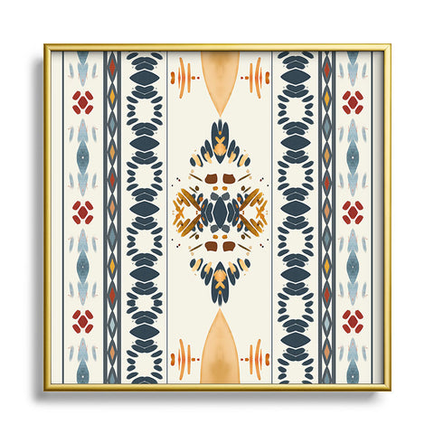 Sheila Wenzel-Ganny Bohemian Tribal Summer Metal Square Framed Art Print