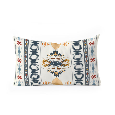 Sheila Wenzel-Ganny Bohemian Tribal Summer Oblong Throw Pillow