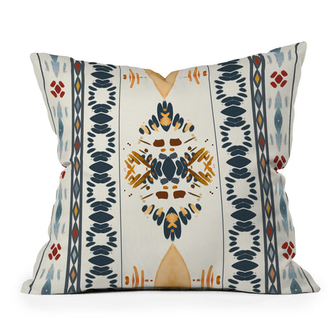 Sheila Wenzel-Ganny Bohemian Tribal Summer Throw Pillow