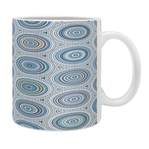 Sheila Wenzel-Ganny Boho Blue Multi Mandala Coffee Mug