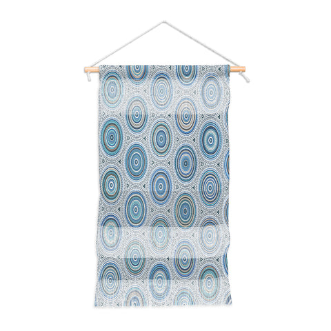 Sheila Wenzel-Ganny Boho Blue Multi Mandala Wall Hanging Portrait