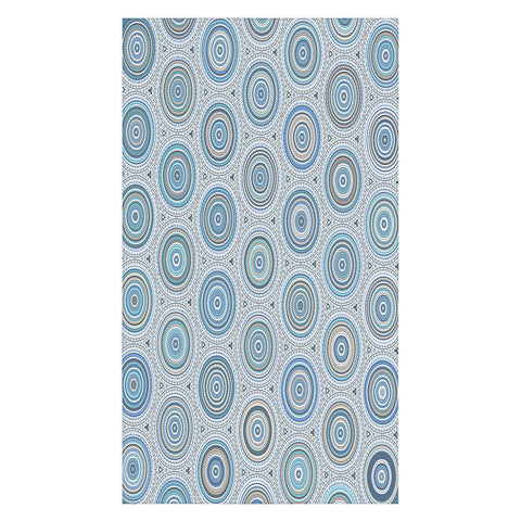 Sheila Wenzel-Ganny Boho Blue Multi Mandala Tablecloth