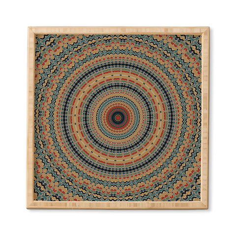 Sheila Wenzel-Ganny Boho Moroccan Mandala Framed Wall Art