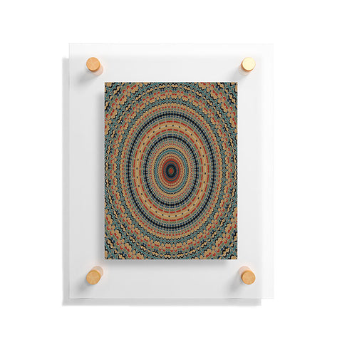 Sheila Wenzel-Ganny Boho Moroccan Mandala Floating Acrylic Print