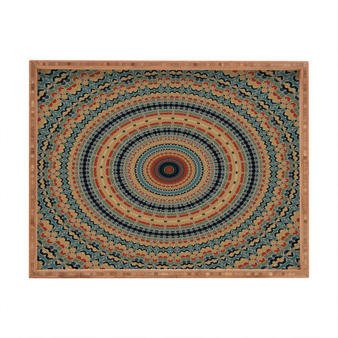 Sheila Wenzel-Ganny Boho Moroccan Mandala Rectangular Tray