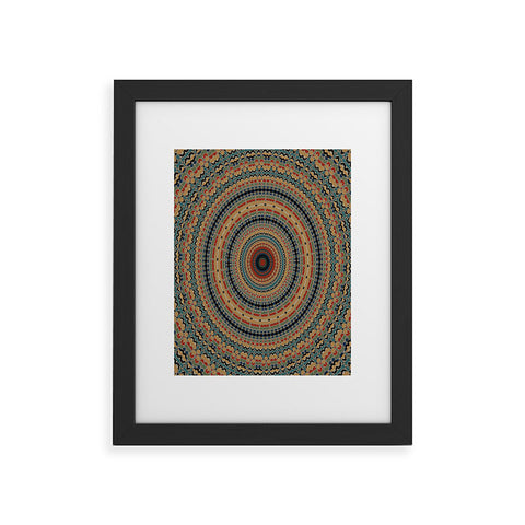 Sheila Wenzel-Ganny Boho Moroccan Mandala Framed Art Print