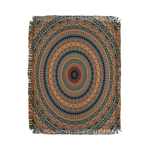 Sheila Wenzel-Ganny Boho Moroccan Mandala Throw Blanket