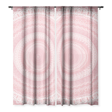 Sheila Wenzel-Ganny Boho Pink Mandala Sheer Non Repeat