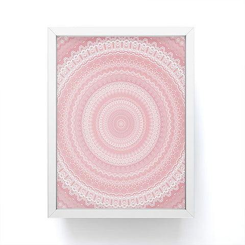 Sheila Wenzel-Ganny Boho Pink Mandala Framed Mini Art Print