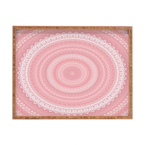 Sheila Wenzel-Ganny Boho Pink Mandala Rectangular Tray