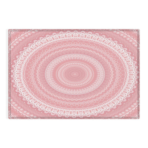 Sheila Wenzel-Ganny Boho Pink Mandala Outdoor Rug
