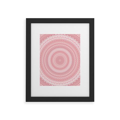 Sheila Wenzel-Ganny Boho Pink Mandala Framed Art Print